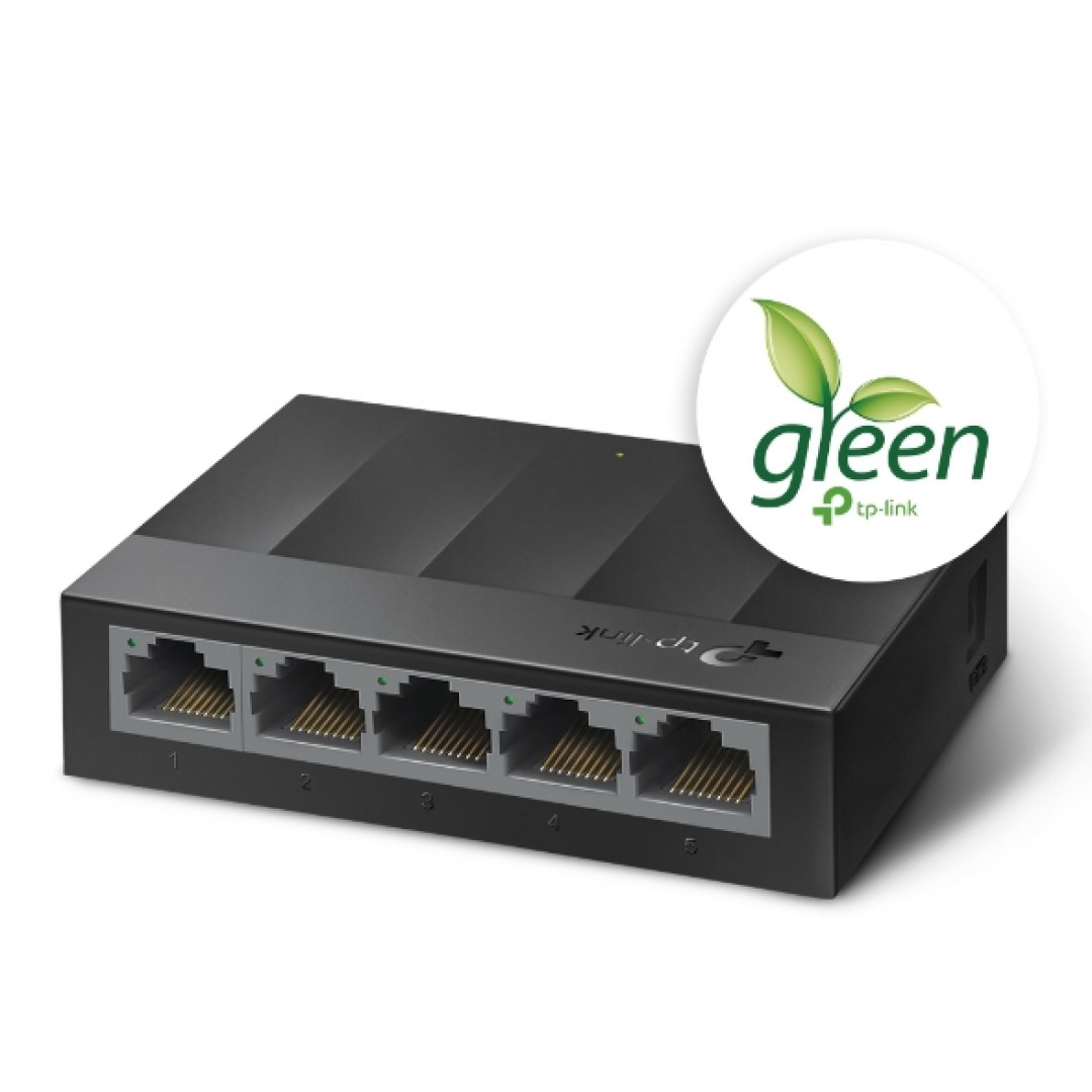 TP-LINK 5port LS1005G GIGABIT Yönetilemez Switch Masaüstü