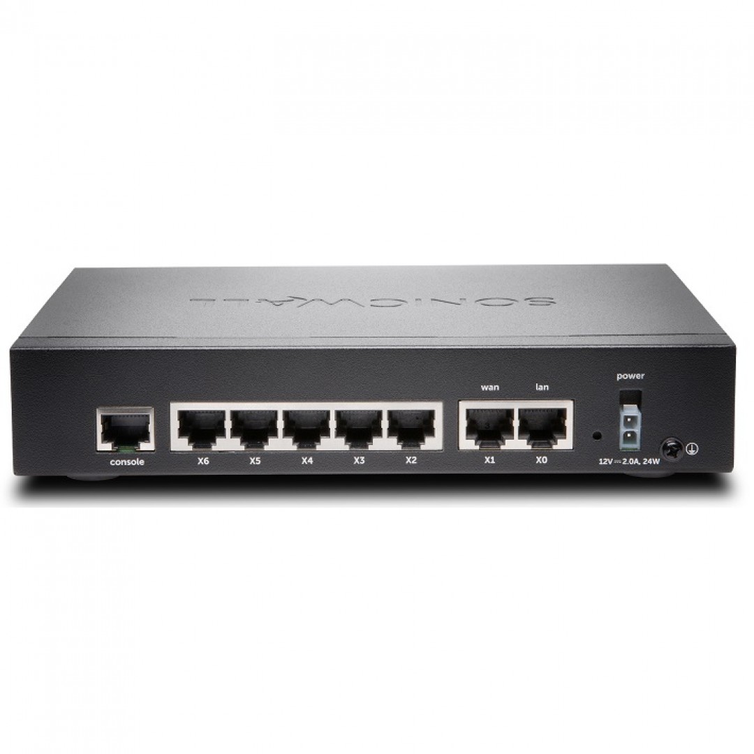 SONICWALL TZ400 TotalSecure Adv. 5651Log. 1+1yıl Lisans 7port Firewall 10 User SSL VPN 1.3Gbps