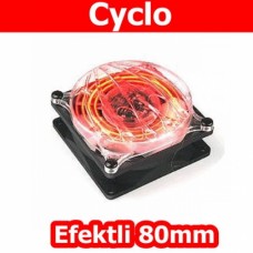 Thermaltake A2452 Cyclo 80mm Efektli Kırmızı Ledli Kasa Fanı