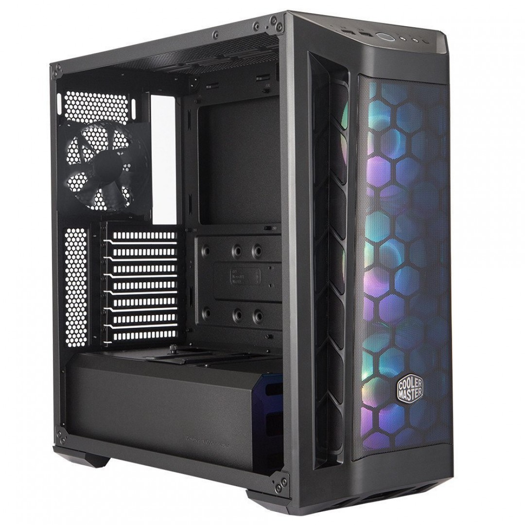 COOLERMASTER 650W 80+ MB511 MCB-B511D-KGNB65-RGA 3X ARGB FANLI GAMING MID-TOWER KASA SİYAH