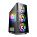 PowerBOOST 650W 80+ VK-D502T 4X LED FANLI GAMING MID-TOWER KASA SİYAH