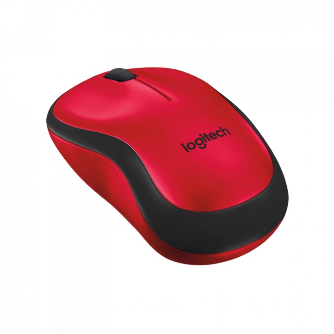 LOGITECH M220 Kablosuz Sessiz Optic Kırmızı/Siyah Mouse 910-004880