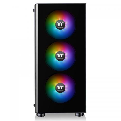 THERMALTAKE 600W 80+ V200 TG 3X RGB FANLI GAMING MID-TOWER KASA CA-3K8-60M1WE-02