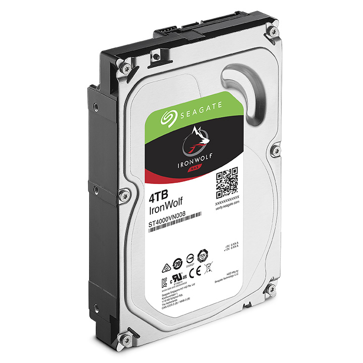 SEAGATE 4TB 3.5" 5900RPM 64MB SATA3 NAS DİSKİ Ironwolf ST4000VN008