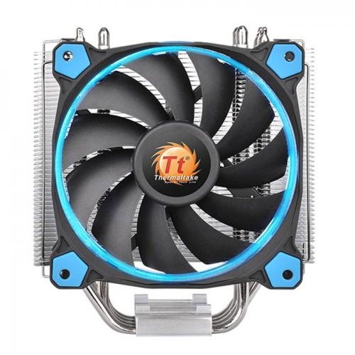 Thermaltake Riing Silent 12cm Mavi Led Fan, Ultra Sessiz LNC ile intel/AMD Uyumlu işlemci Sogutcu