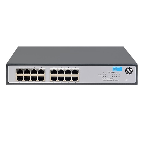 HPE 16port 1420-16G JH016A GIGABIT Yönetilemez Switch Masaüstü