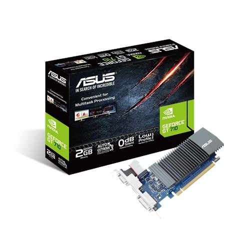 ASUS GT710 2GB SL-2GD5-BRK DDR5 64bit HDMI DVI PCIe 16X v2.0 Fansız