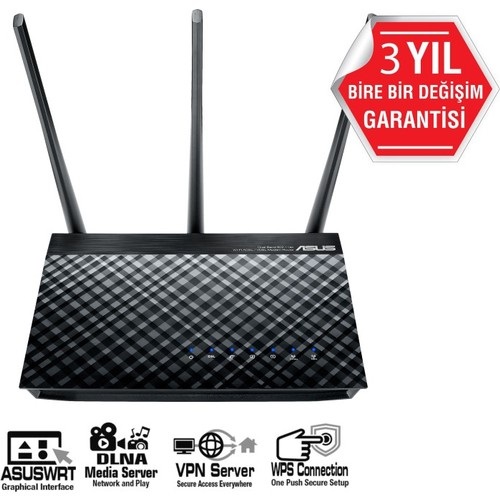 ASUS DSL-AC51 750mbps AC750 DUAL BAND VDSL GIGABIT MODEM ROUTER