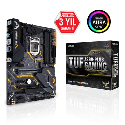 ASUS TUF Z390 PLUS GAMING DDR4 SATA3 M2 PCIe NVME HDMI DP PCIe 16X v3.0 1151p v2 ATX