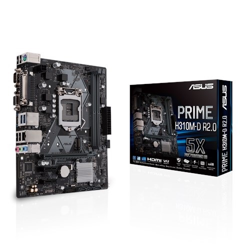 ASUS PRIME H310M-D R2.0 DDR4 SATA3 M2 SATA HDMI PCIe 16X v3.0 1151p v2 mATX