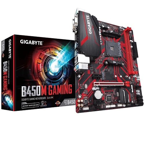 GIGABYTE B450M-GAMING DDR4 SATA3 M2 PCIe NVME HDMI DVI PCIe 16X v3.0 AM4 mATX