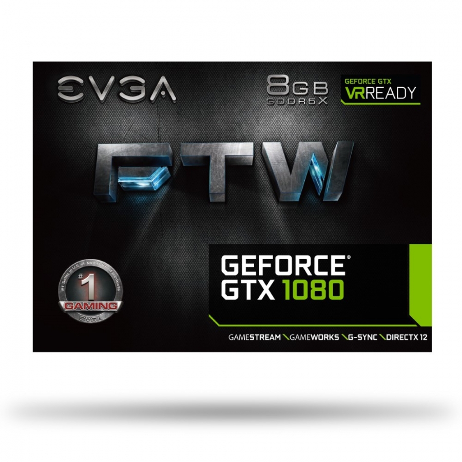 EVGA GTX 1080 8GB GDDR5X 256bit FTW RGB Color LED ACX 3.0 Nvidia Ekran Kartı