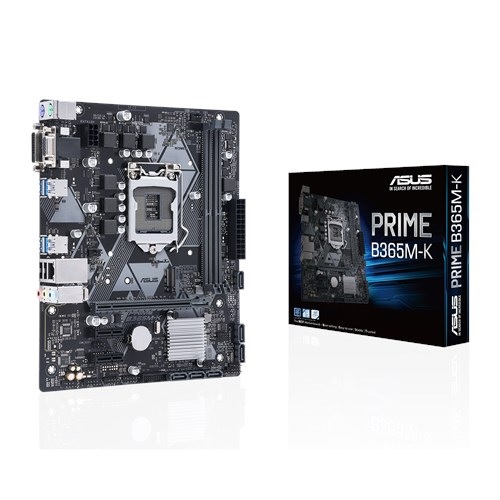 ASUS PRIME B365M-K DDR4 SATA3 M2 PCIe NVME DVI PCIe 16X v3.0 1151p v2 mATX