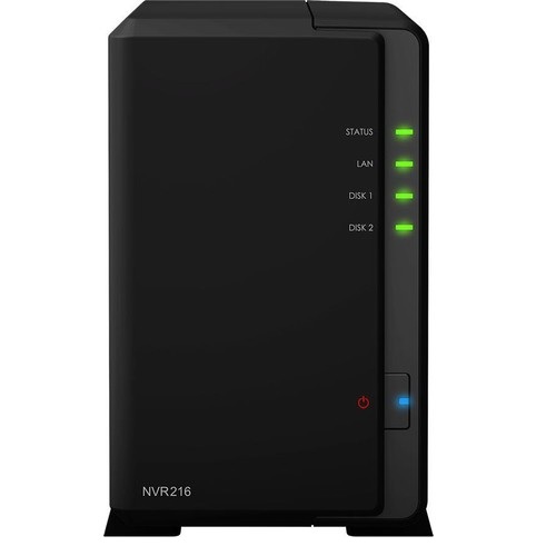 SYNOLOGY IP 9kanal 1080p NVR216-9CH 1920x1080 2x 16tb NVR Kayıt Cihazı HDMI Gigabit