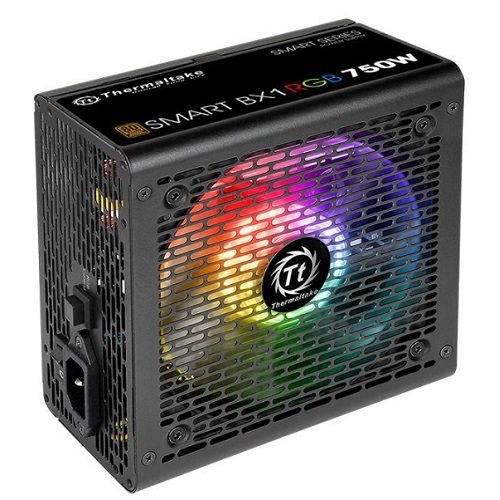 THERMALTAKE 750W 80+ Bronze SMART BX1 RGB PS-SPR-0750NHSABE-1 14CM FANLI APFC POWER SUPPLY