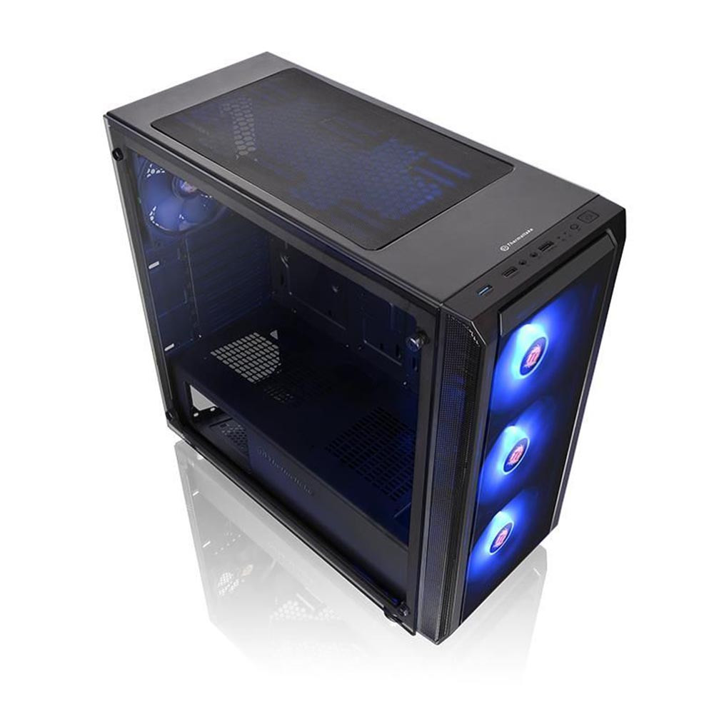 THERMALTAKE Powersiz Versa J23 RGB CA-1L6-00M1WN-01 Gaming mid Tower PC Kasası Siyah