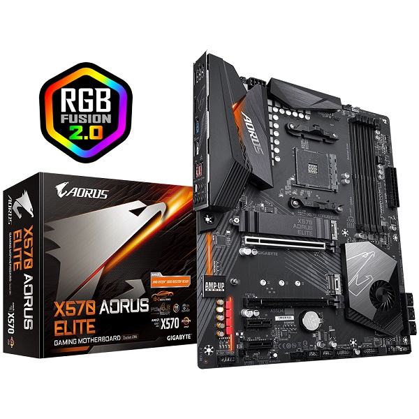 GIGABYTE X570 AORUS ELITE DDR4 SATA3 M2 PCIe NVME HDMI PCIe 16X v3.0 AM4 ATX