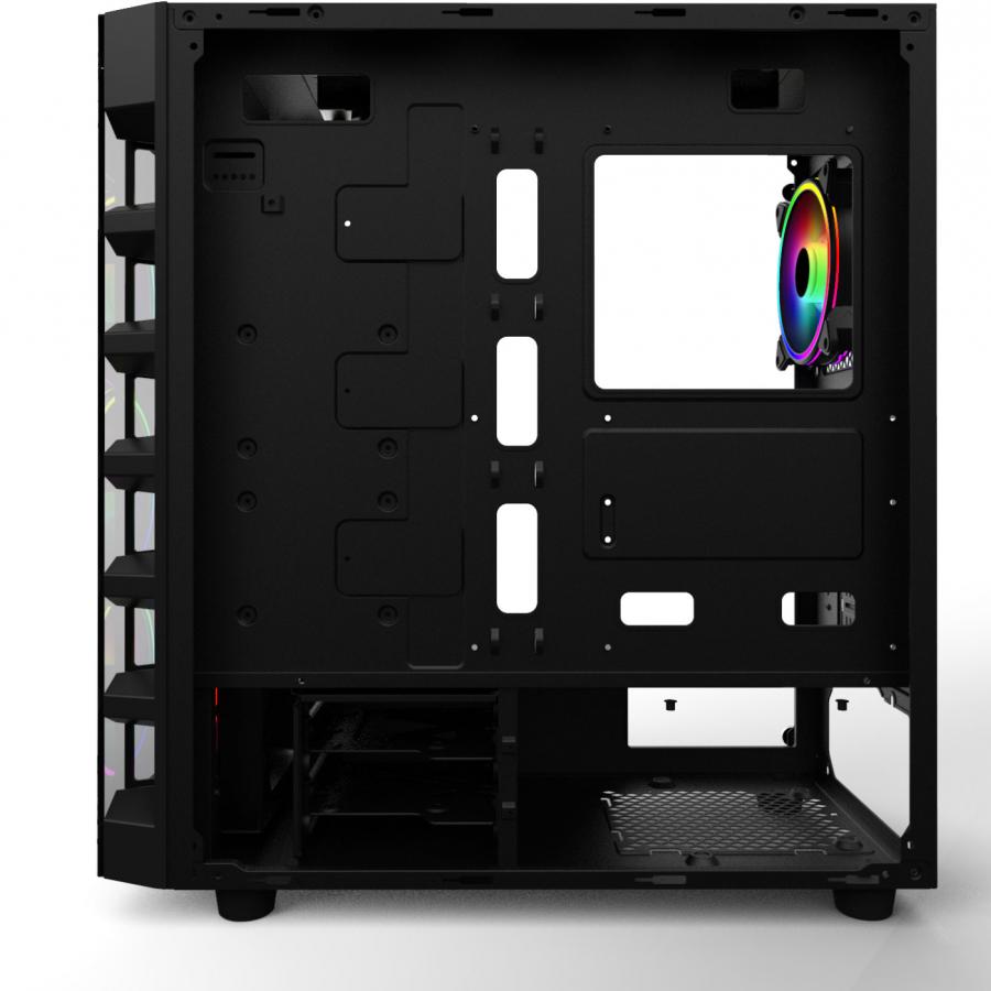 POWERBOOST POWERSIZ X-59 3X RGB FANLI GAMING MID-TOWER KASA SİYAH