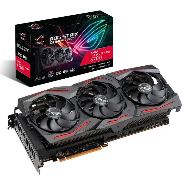 ASUS RX5700 8GB ROG STRIX RX5700-O8G-GAMING GDDR6 256bit HDMI DP PCIe 16X v4.0