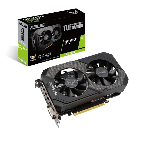 ASUS GTX1650 SUPER 4GB TUF GTX1650S-O4G-GAMING GDDR6 128bit HDMI DVI DP PCIe 16X v3.0