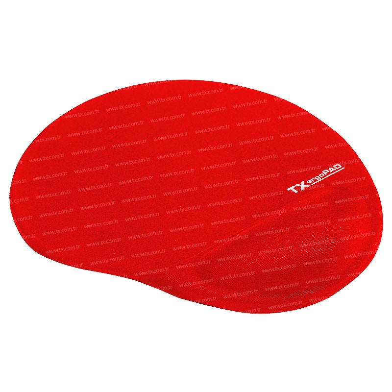 TX ErgoPad Plus Bilek Jel Destekli Kırmızı Mousepad (250x220x5mm)