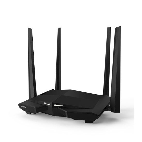 Tenda AC10 4Port WiFi 1200Mbps AC DualBand Router (Modem Değildir)