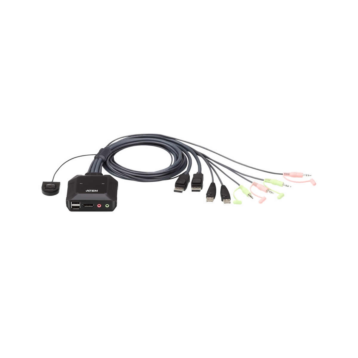 ATEN CS22DP-AT 2-PORT USB DISPLAYPORT CABLE KVM SWITCH