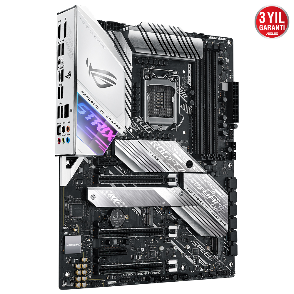 ASUS ROG STRIX Z490-A GAMING DDR4 SATA3 M2 PCIe NVME HDMI DP PCIe 16X v3.0 1200p ATX