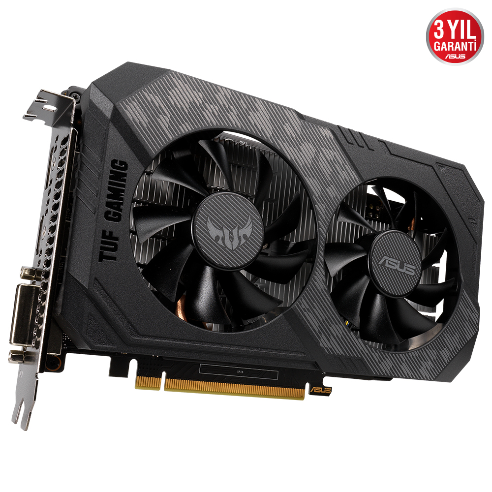 ASUS GTX1650 4GB TUF GTX1650-4GD6-GAMING GDDR6 128bit HDMI DVI DP PCIe 16X v3.0