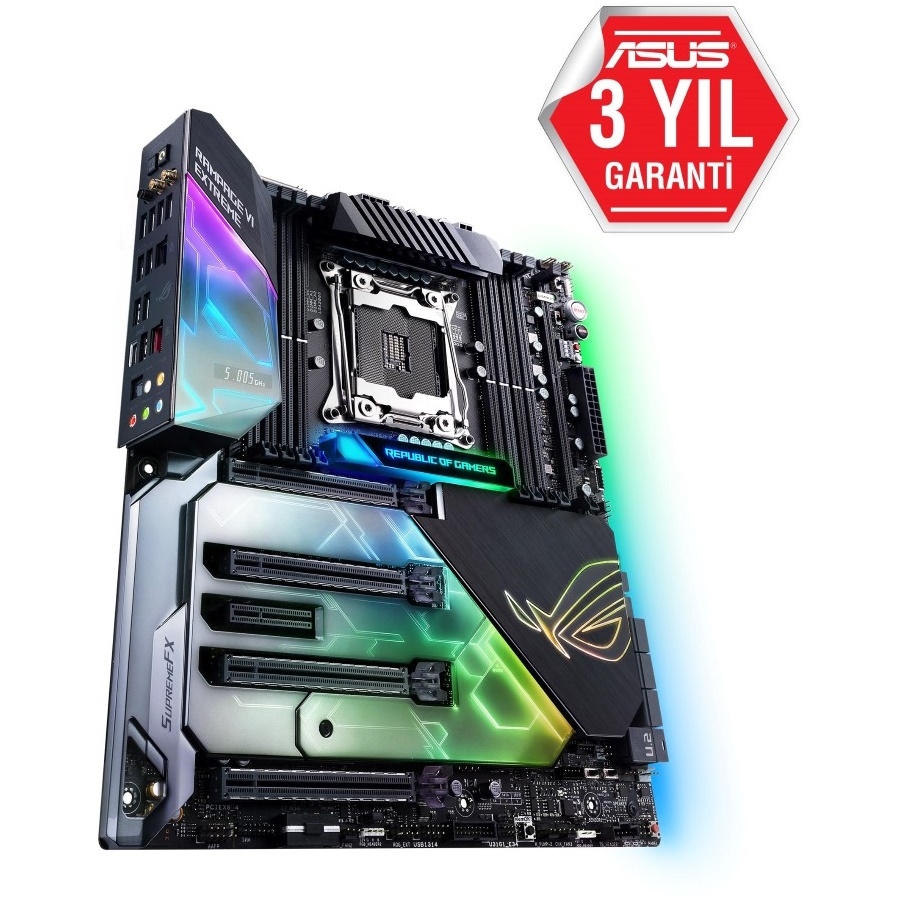 ASUS X299 ROG RAMPAGE VI EXTREME OMEGA DDR4 SATA3 M2 PCIe NVME 10GbE LAN WİFİ-BLT 2066p ATX